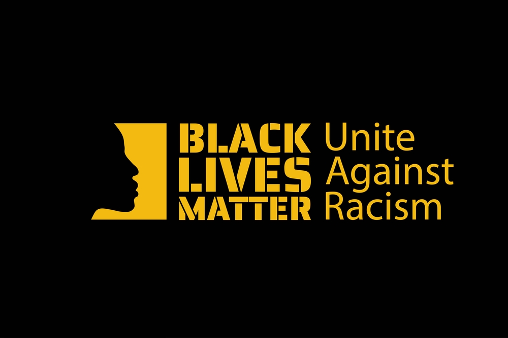 Black Lives Matter - Unite Against Racism art piece